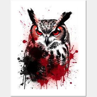 Great Horned Owl Posters and Art